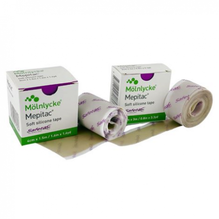 Molnlycke Mepitac Soft Silicone Tape, 1 Piece/box