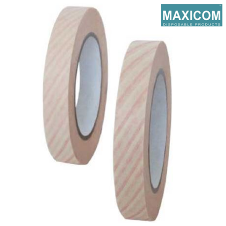 Maxicom Adhesive Tape with Indicator, 19 mm X 50 Meter, Each