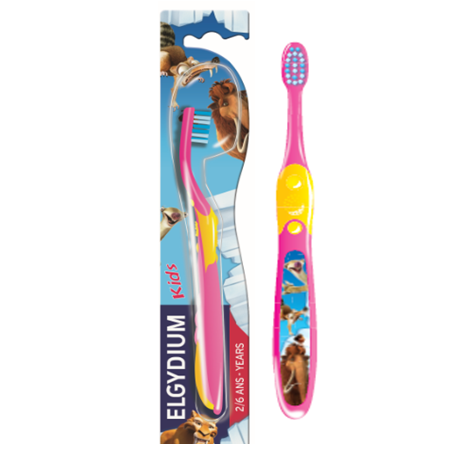 Elgydium Ice Age Kids ( 2 - 6 yrs) Toothbrush ( X8 Packs )