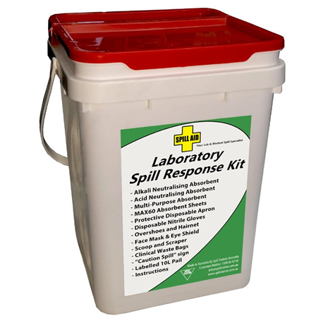 Spill Aid Laboratory Neutralising Spill Response Kit, 230 x 230 x 310mm, 1.35 Kg, Per Kit