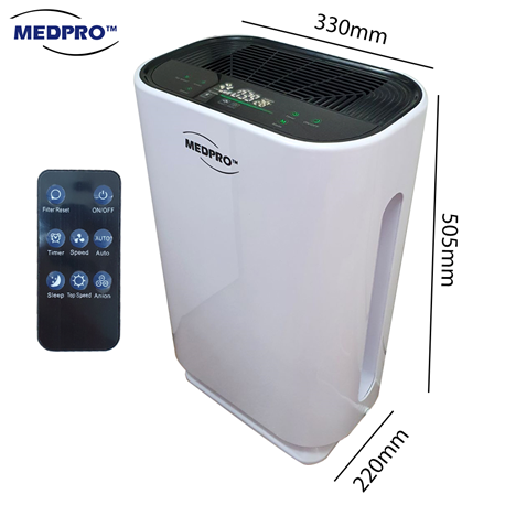 Medpro Air Purifier with Hepa & Activated Carbon Filter