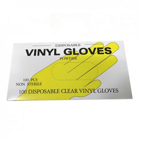 Comfort Vinyl Synthetic Examination Gloves Powdered (100pcs/box)