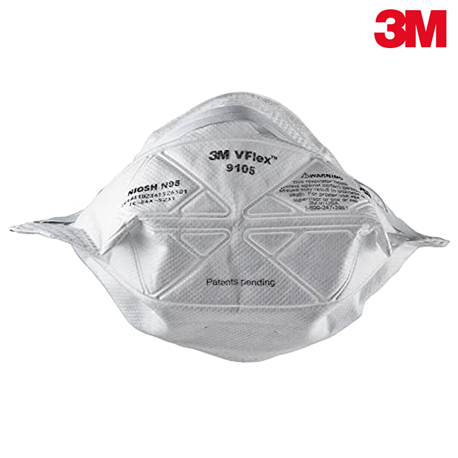 3M VFlex N95 Particulate Respirator Mask, #9105 (50pcs/box)