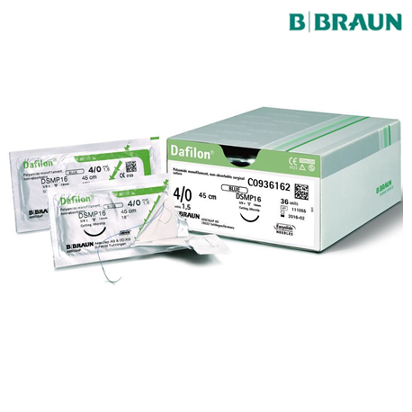 B Braun Dafilon USP 4/0 Needle 1X45cm, DS16, 36pcs/box
