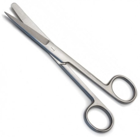 Standard Surgical Scissor, Curved, Sharp/Blunt Tip