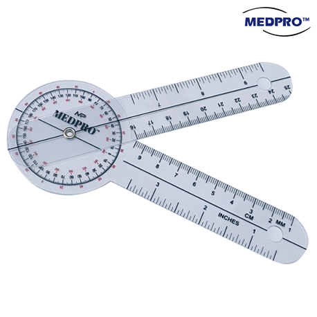 Medpro Protractor Goniometer, Medical Ruler, 6