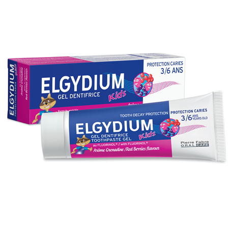 Elgydium Kids Toothpaste Red Berries 50ml ( X8 Packs )