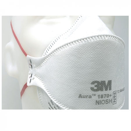3M Aura 1870+ N95 Health Care Particulate Respirator and Surgical Mask, 20pcs/box