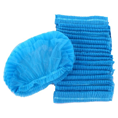 Disposable Clip Cap, Blue, 30gsm, 21