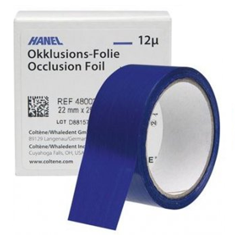 Hanel Occlusion Foil Blue Double sided 122mm×25m #480047