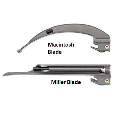 German Laryngoscope Additional Disposable Fiber Optic Blade, Per Unit
