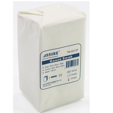 Assure Gauze Swab Non-sterile Mesh 19x15, 100pcs/pkt