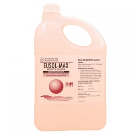 Eusol-Max 0.5% Solution, 120mL/Bottle