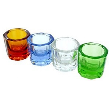 Dental Instrument Glass Dappen Dish, Assorted Colors, Each X 5