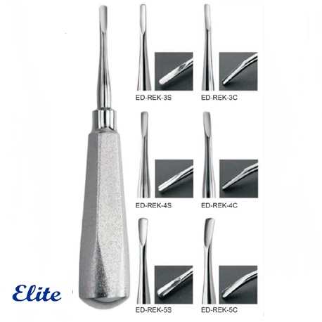 Elite Luxator Straight & Curved (3mm, 4mm, 5mm) 