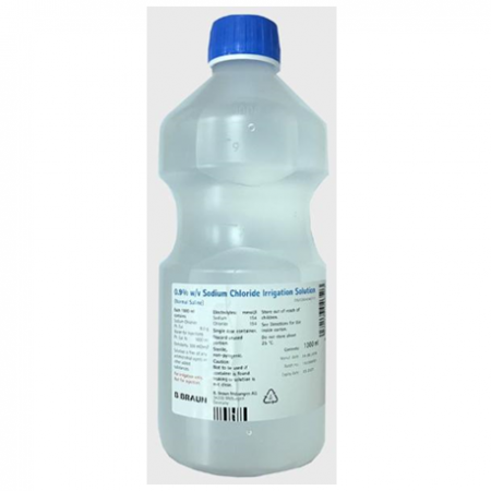 B Braun Sodium Chloride 0.9% Irrigation Solution BP - 500ml 10btl/Box