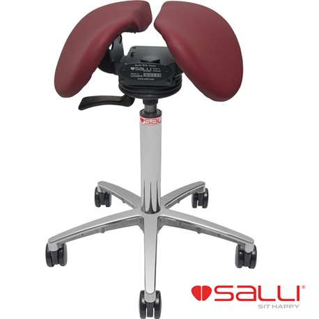 Salli Sway Leather Saddle Chair, Per Unit
