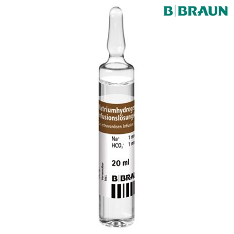 B Braun Sodium Bicarb 8.4% GA, 20ml, SIN595, 10pcs/box