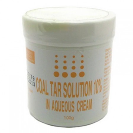 Coal Tar Solution 5% in Aqueous Cream, Pale Brown, 30gm, Per Tube