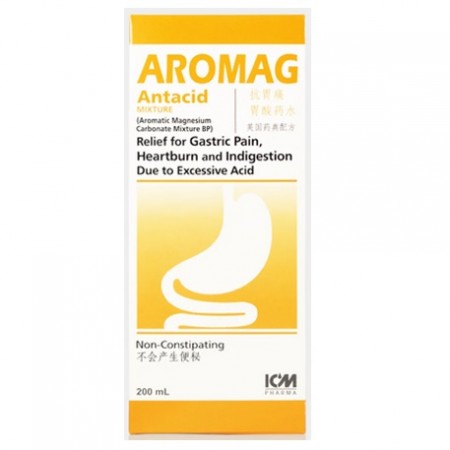 Aromag Antacid Mixture, Cardamom Flavour, 100mL/Box