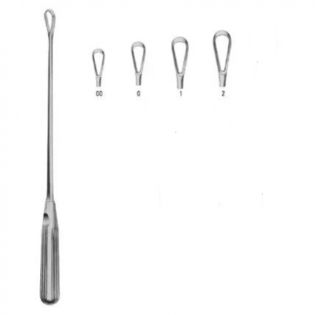 German Uterine Curettes Sims, 28cm, Per Unit