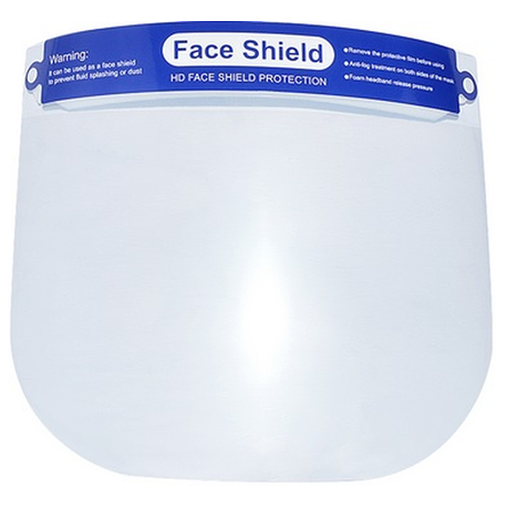 Disposable Faceshield Anti-fog Transparent Plastic Sheet, 10pcs/pack X 2