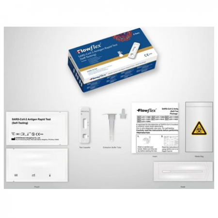 Flowflex COVID-19 ART Antigen Rapid Test Kit (5 x 1test/kit)