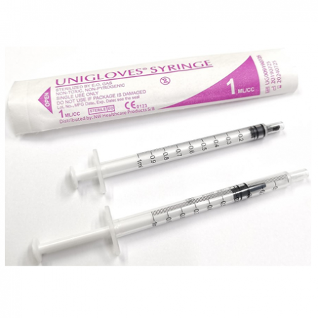 Unigloves Disposable Syringe (100pcs/box)