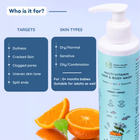 Multi-Vitamin Hair & Body Wash 200ml