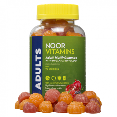 NoorVitamins Adult Multivitamin Gummies, 90 Gummies/bottle X 5