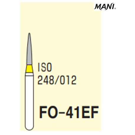 MANI Diamond Bur Flame Shaped FO-41EF (5pcs/pack)