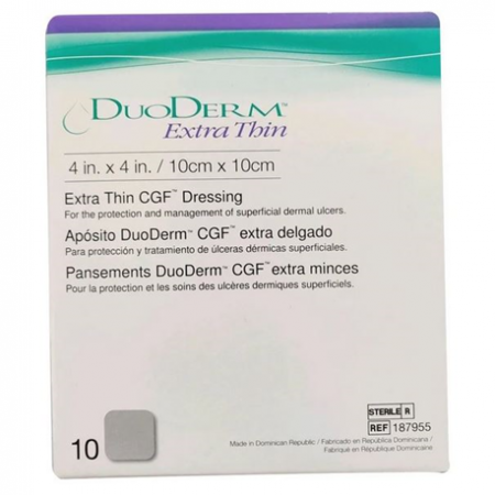 Duoderm Extra Thin Dressing, 10cmx10cm, 10pcs/box