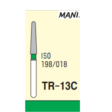 MANI Diamond Bur Tapered Round TR-13C (5pcs/pack)