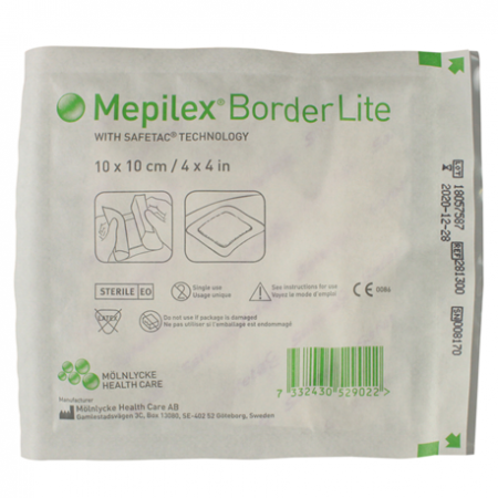 Molnlycke Mepilex Border Lite Foam Dressing, 5pcs/box