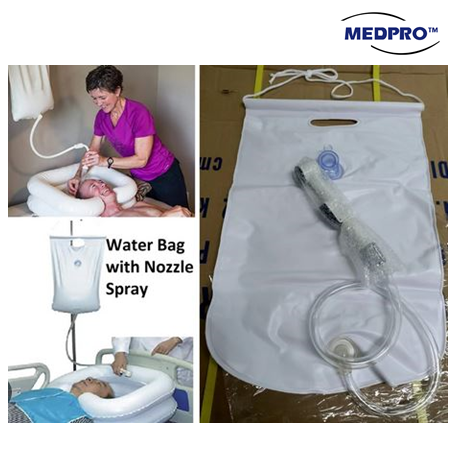 Medpro Water Bag with Nozzle Spray, Per Unit