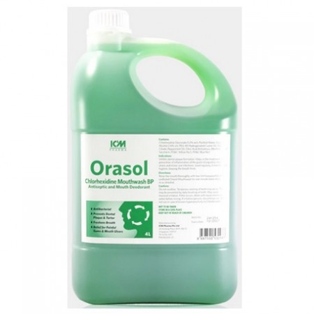 Orasol Antiseptic Mouthwash, 115mL/Bottle