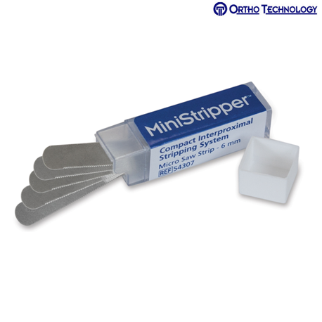 Ortho Technology Mini Stripper 6 mm Saw Strips 5 Per Pack REV-1 #54307