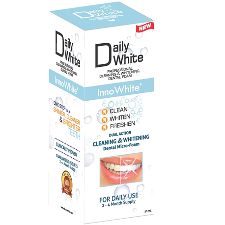 InnoWhite DailyWhite Cleaning & Whitening Dental Foam