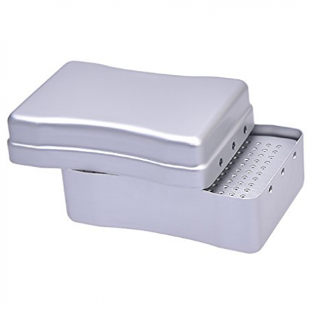 Bur Stand Box Aluminium Dental Endo Storage Box, 120 Holes