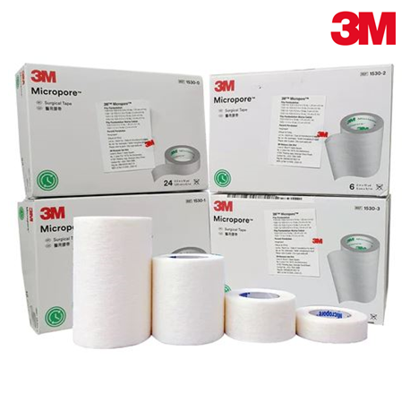 3M MICROPORE Wound Surgical Tape 3 inch 7.6cm x 9.1m 1 roll without  dispenser