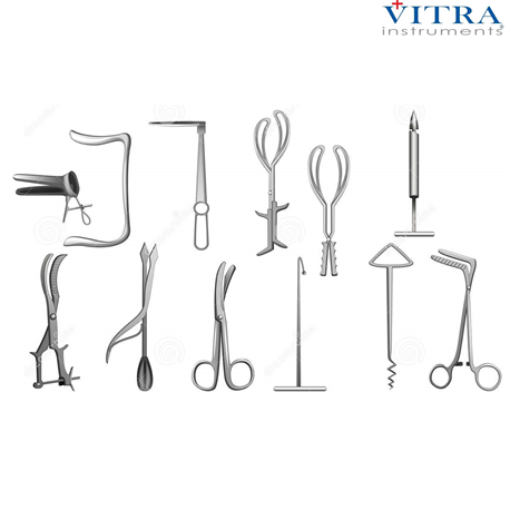 Vitra Instruments Breast Augmentation Surgical Instruments Set
