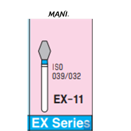 MANI Diamond Bur Special Shape EX-11(5pcs/pack)