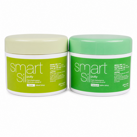 Seil Global Smart Sil Putty VPS Dental Impression Material 600ml Base Catalyst Set