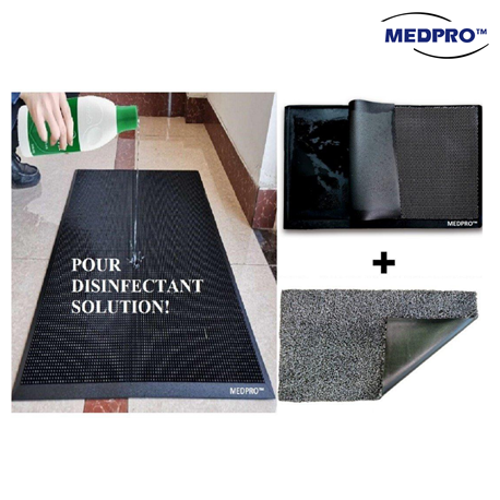 Medpro Shoe Sanitizer Mat Set, Each