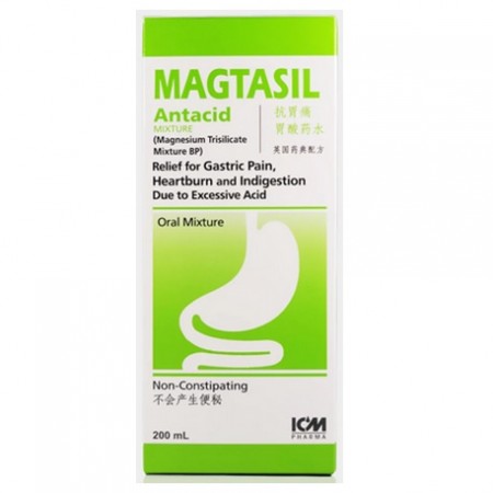 Magtasil Antacid Mixture, Peppermint Flavour, 100mL/Box