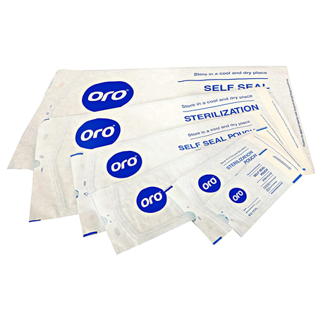 Oro Sterilization Pouch with Indicator, 90mm x 254mm (200pcs/Box)