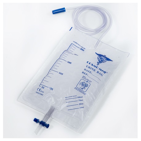 Sterile urine bag with 120cm tubing, 2000ml (20pcs/case)