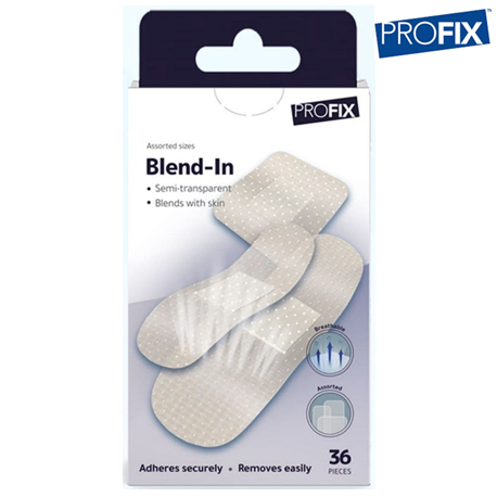 Profix Blend-in Plaster, 36pcs/pack #BI36 (50packs/carton)