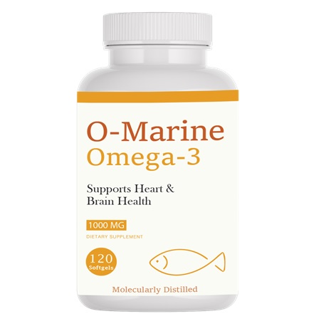 Sapien Health O-Marine Omega 3, 120 softgels/bottle