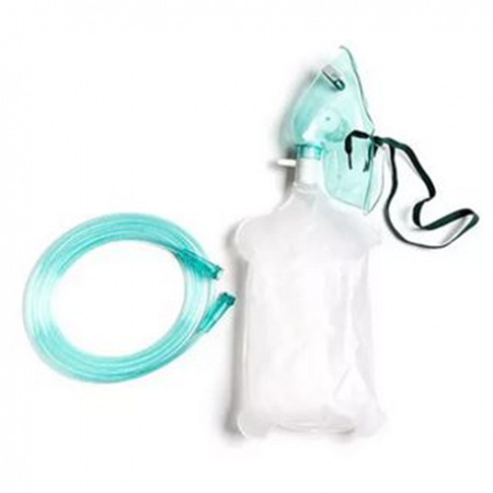 Non-Rebreather Oxygen Mask With Reservoir Bag, Per Unit